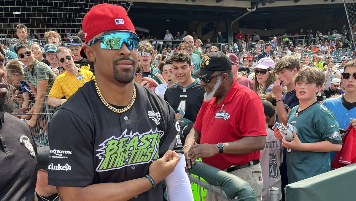 Jalen Hurts Gets Nasty Burn From IllAdvised Charity Softball Game Slide