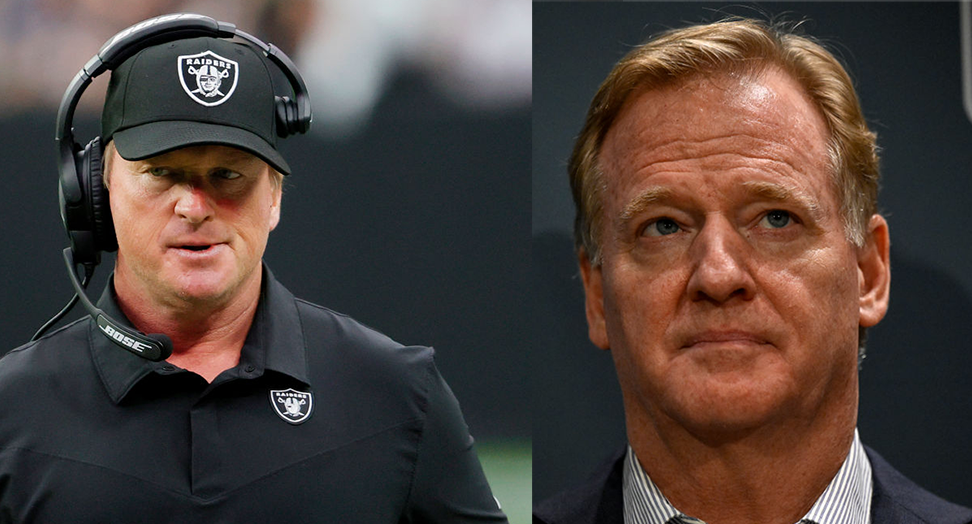 Jon Gruden's Lawsuit Against The NFL Over Leaked Emails Causes Stress ...