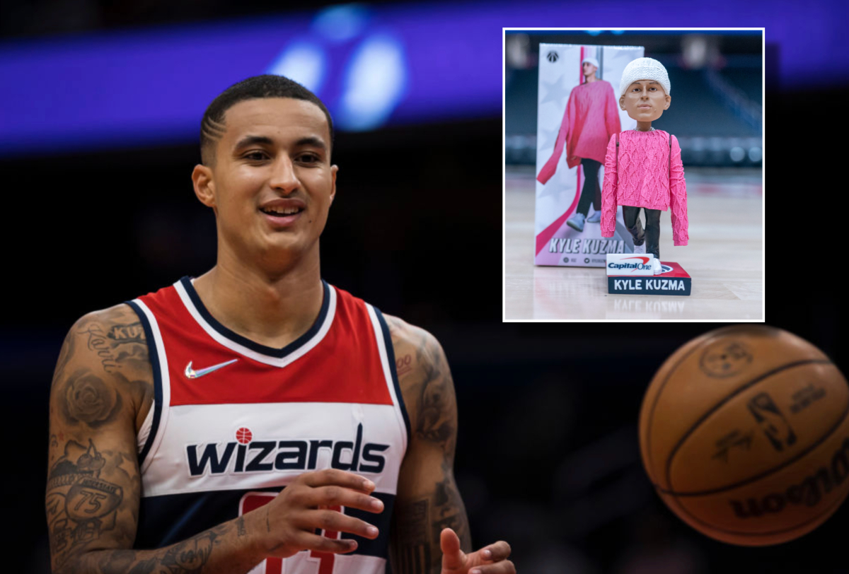 Wizards Giving Away Kyle Kuzma Bobblehead Honoring His Pink Sweater