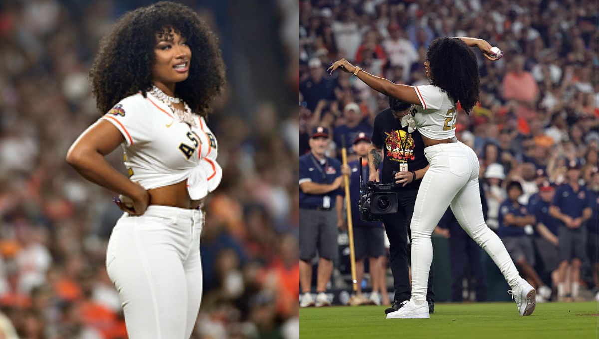 Houston Starlet Megan Thee Stallion Throws Greatest Opening Day