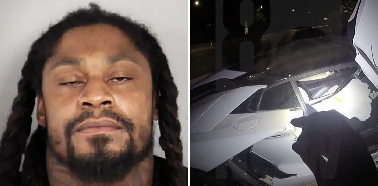 Marshawn Lynch Crashed His Lamborghini 6 Months Prior To Dui Arre 