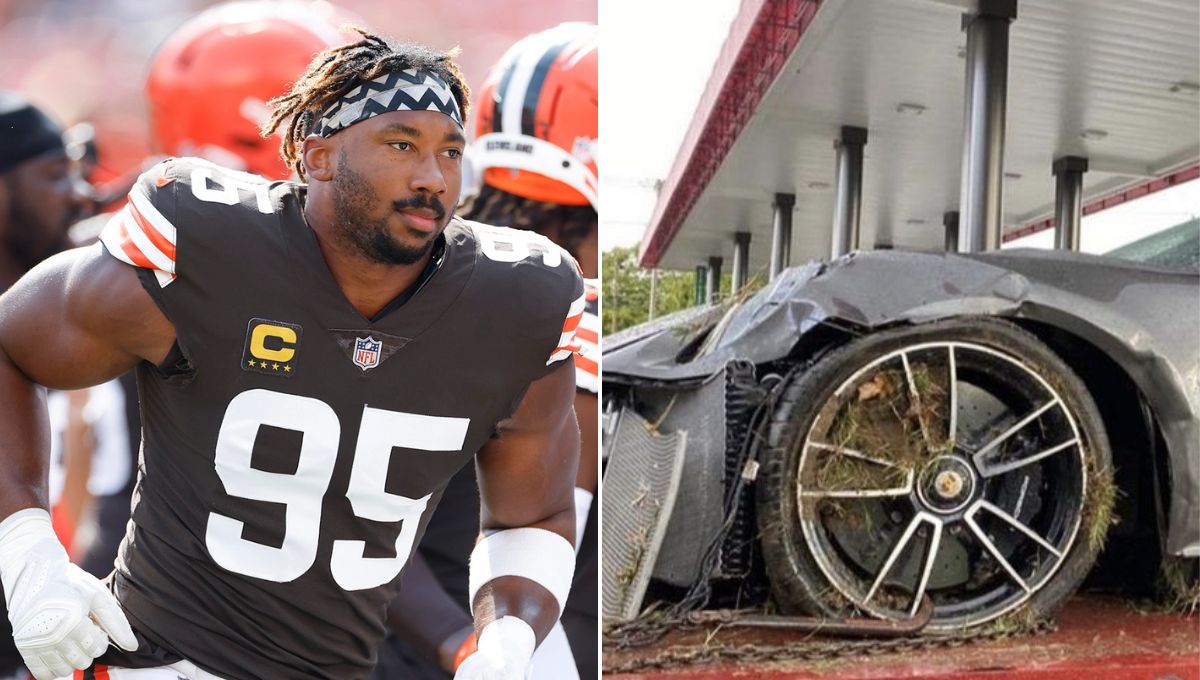 Browns DE Myles Garrett Involved In Single-Car Crash, Transported To ...