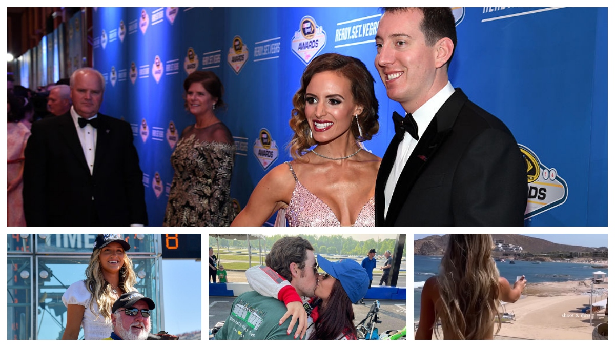 NASCAR Wives Hit The Beach, Bubba Wallace Gets Dirty, Kyle Busch Takes