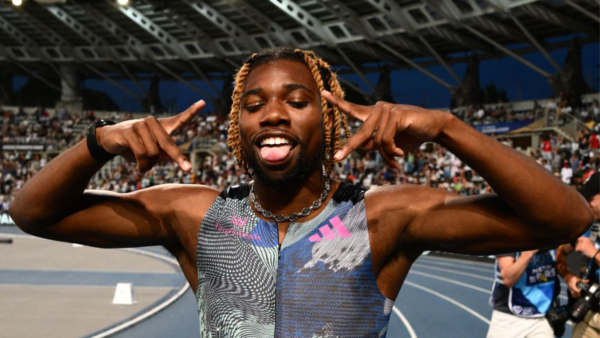 Electric US Sprinter Noah Lyles Blows Minds With Ridiculous Vertical ...