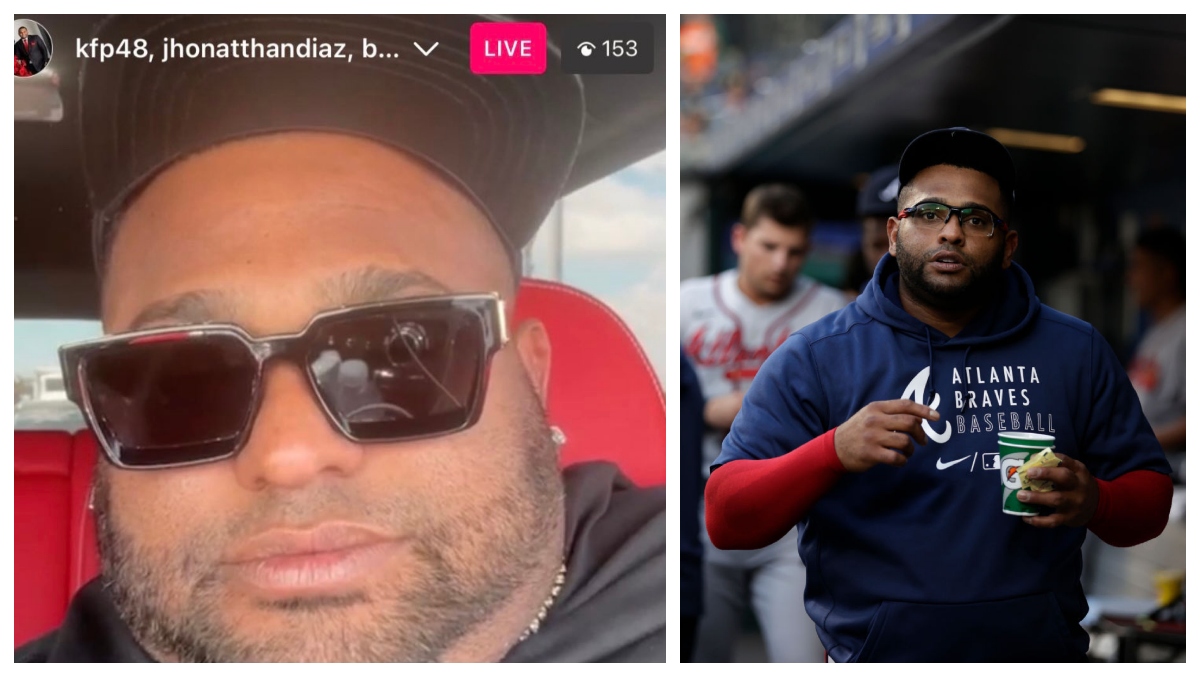 Pablo Sandoval Did An IG Live And People Were Concerned About His Neck