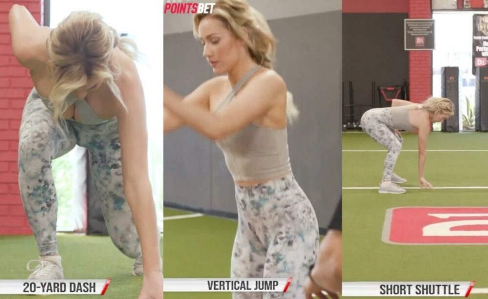 Paige Spiranac Does NFL Combine Drills, Social Media Goes Crazy | OutKick