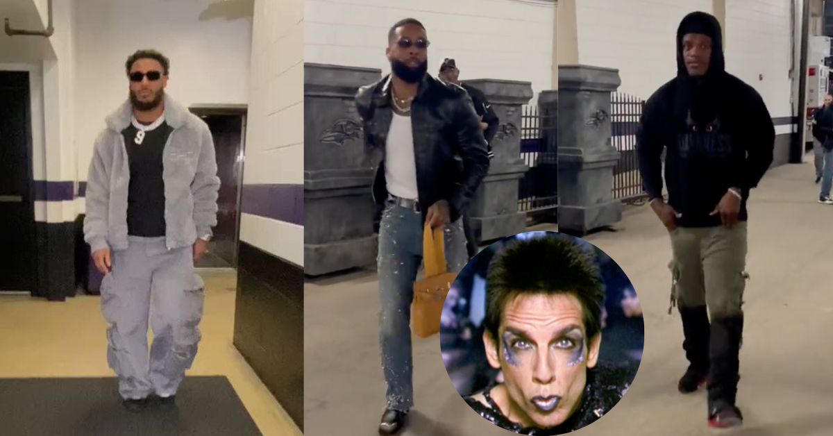 Zoolander Football Ravens Stars Think They're In 'Zoolander,' Wearing Awful Pre-Game 'Fits ...