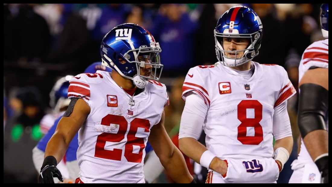 Daniel Jones Was In Attendance For Saquon Barkley's Historic ...