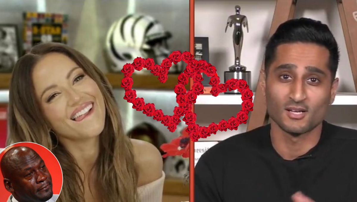 NBA Insider Shams Charania Courts Kay Adams During Lovey-Dovey Interview |  OutKick