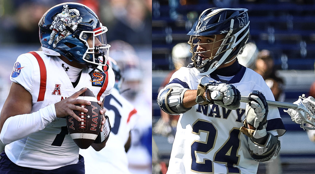 Navy's Starting QB Scores Slick BehindTheBack Lacrosse Goal Vs.