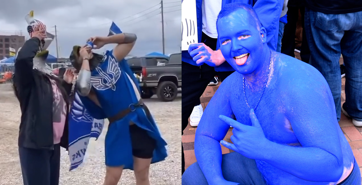 Rowdy XFL Fans Viciously Boo Referee After Making Out In Hawk Masks