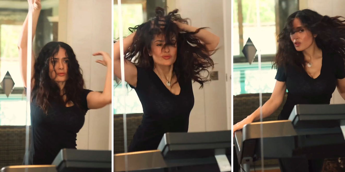 Salma Hayek Dances to Shakira's 'Hips Don't Lie' on Instagram