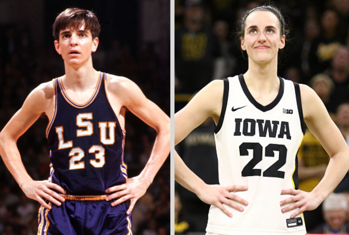 Pistol Pete Maravich And Caitlin Clark Look Like They Could Be Related