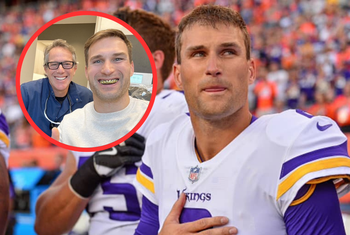 Minnesota Vikings Pimp Kirk Cousins Debuts Golden Grill On Social Media ...