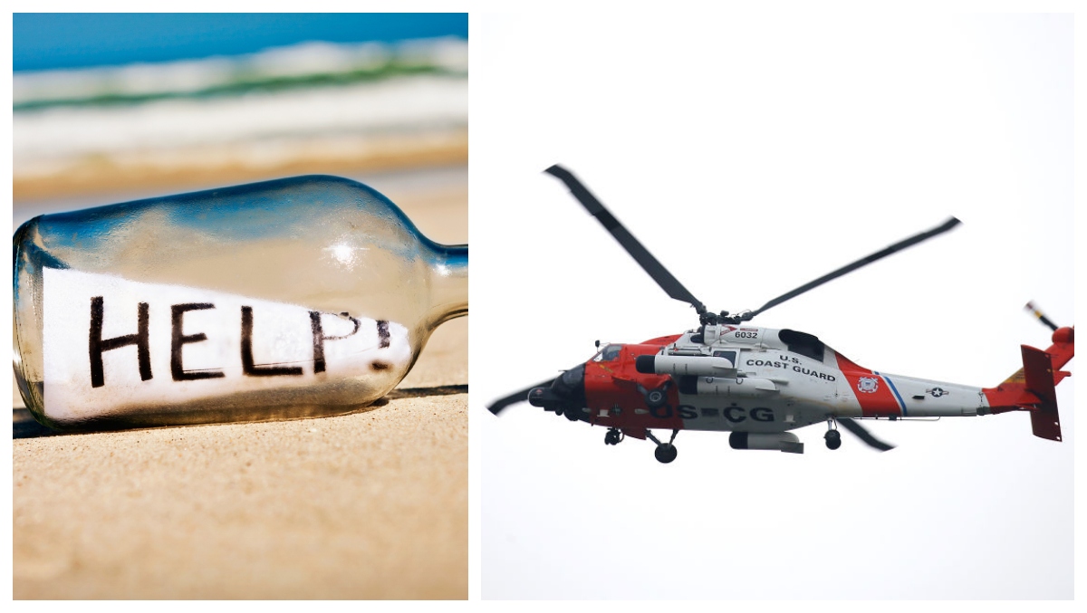 Stranded Boaters Rescued On Deserted Island After Writing 'HELP' On Sand