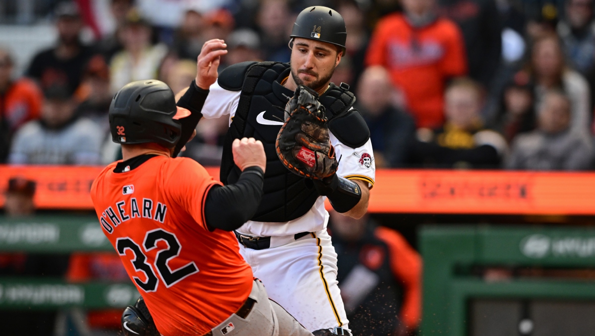 Pirates' Joey Bart Scratched After Getting Hit By Ball While In Bullpen