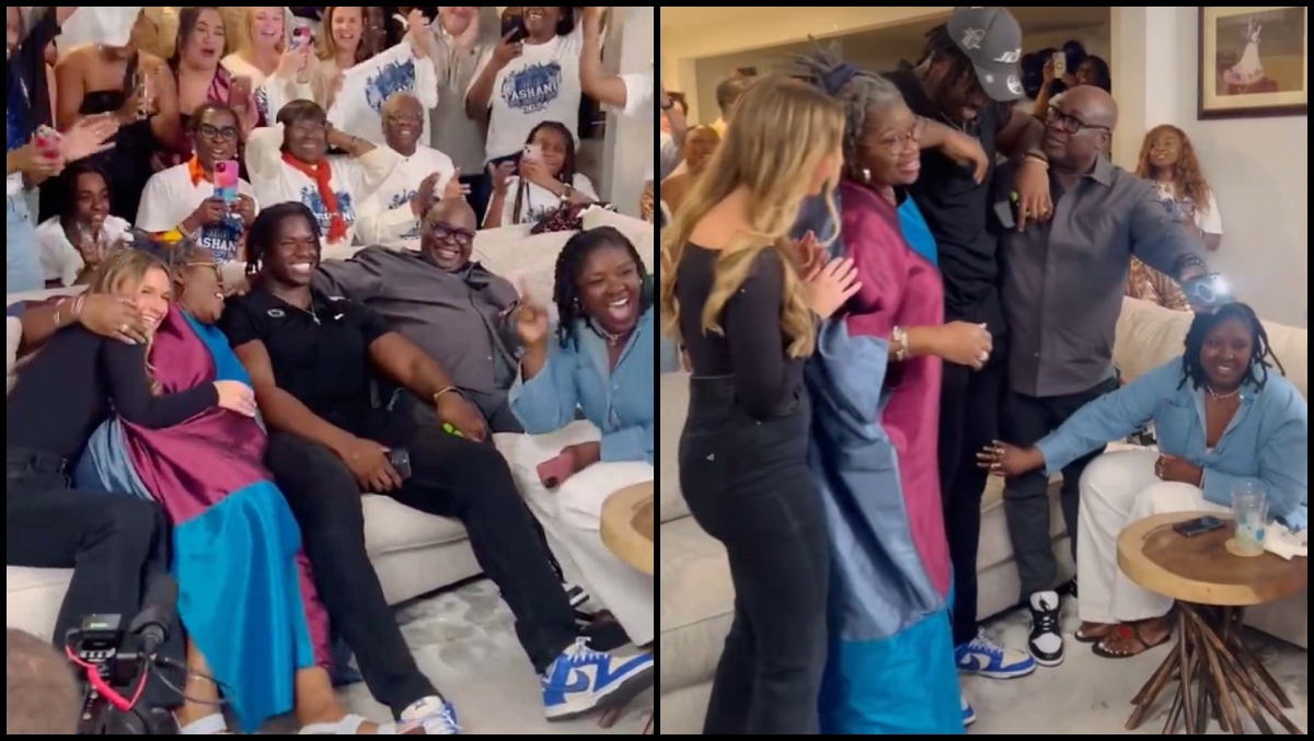 NFL Draft Pick's Mom And Girlfriend Have Epic Power Struggle On Live TV OutKick