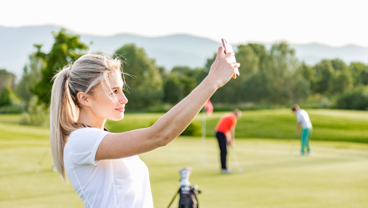 Golf Influencer Grace Charis Does Some Gardening In Her #FreeScottie Shirt  | OutKick