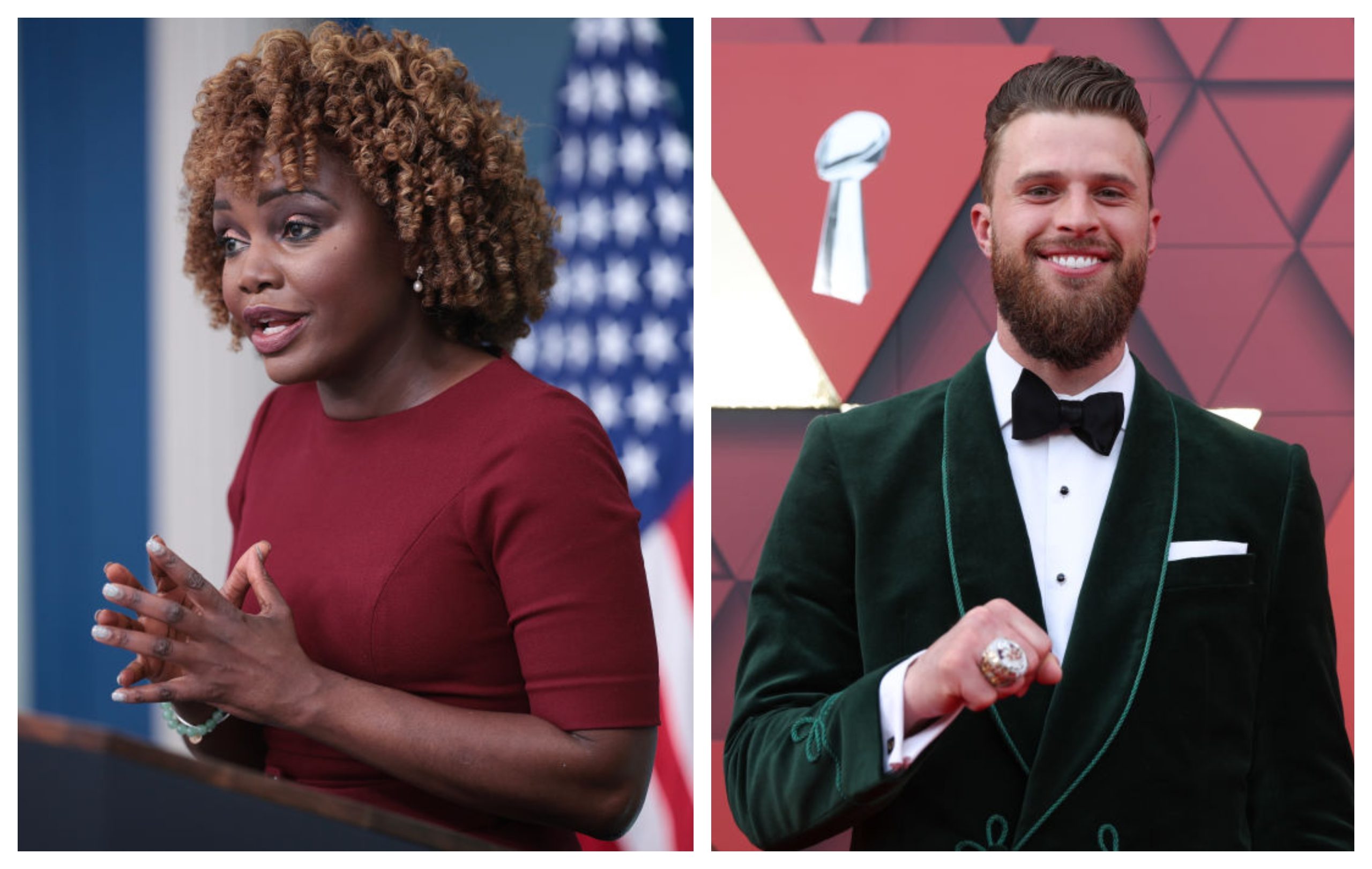 Cnn ridiculously asks karie jean pierre if harrison butker is still