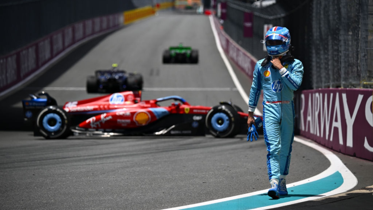 Ferrari's Charles Leclerc Brings Out Red Flag In Rough Start To Miami