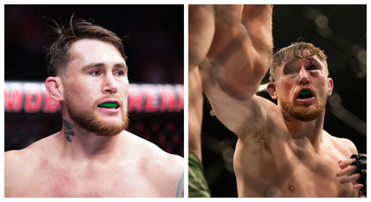 Darren Till fights with opponent