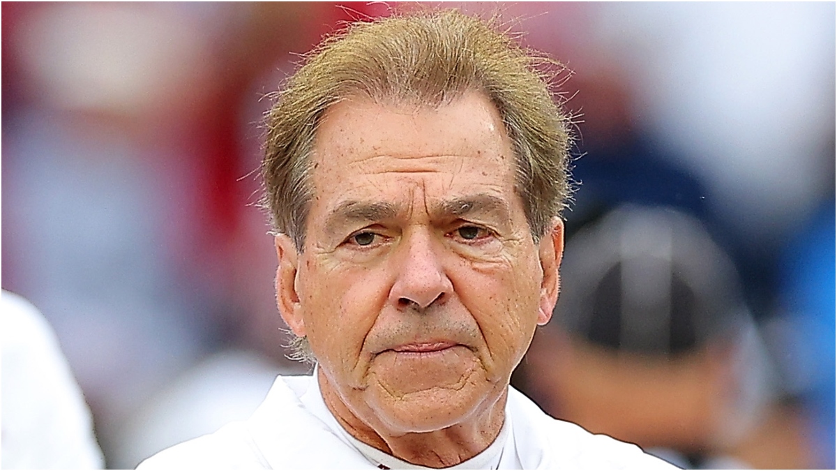 Nick Saban Forgets Credential at SEC Media Days