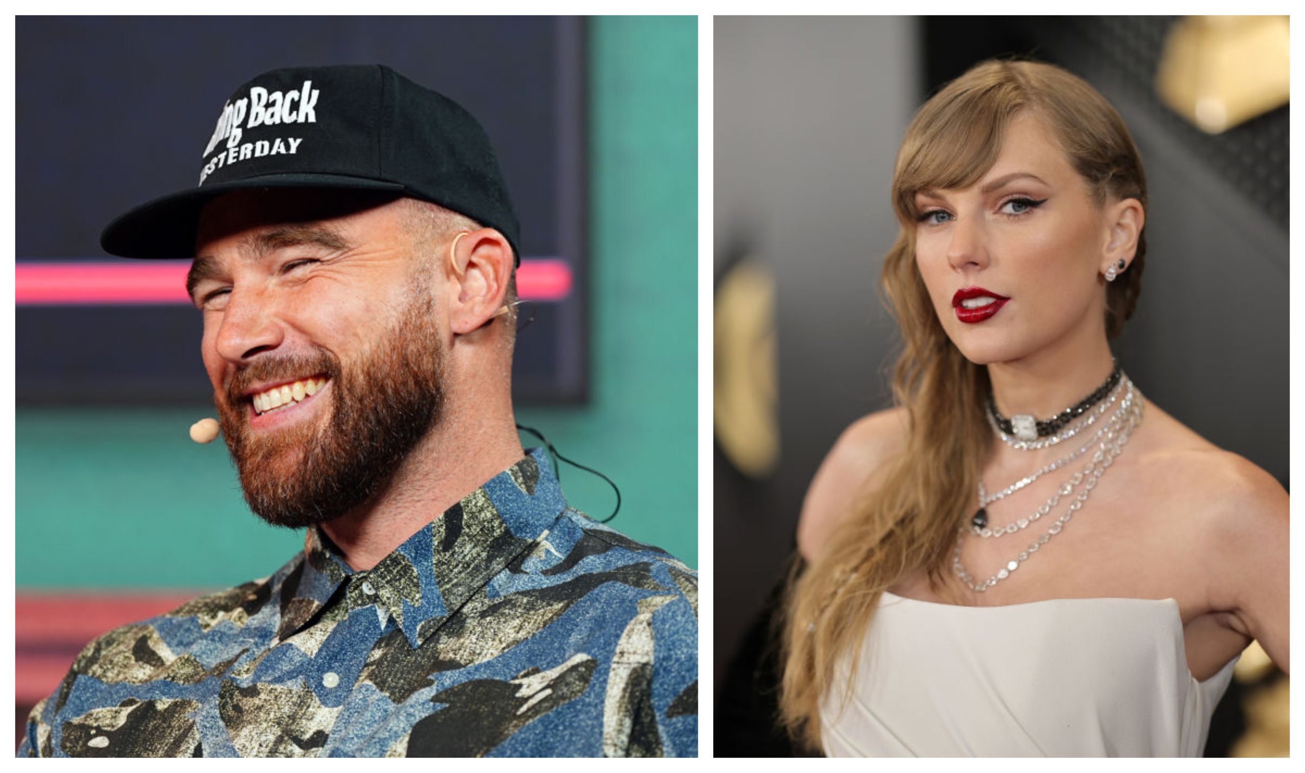 Travis Kelce is emotional during Taylor Swift’s song, Brittany Mahomes comforts him