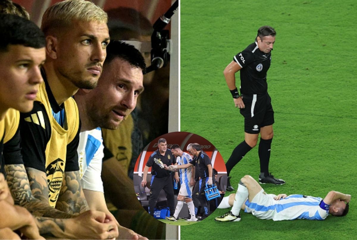 Argentina's Lionel Messi Sobs After Going Down In Copa America Finale ...