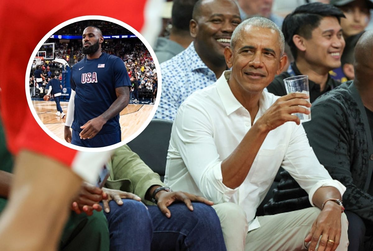 Barack Obama Attends Team USA Basketball Game