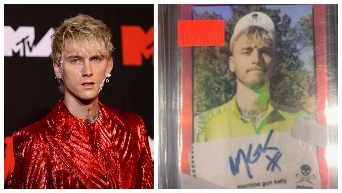 Machine Gun Kelly’s autographs fetch ridiculous sums