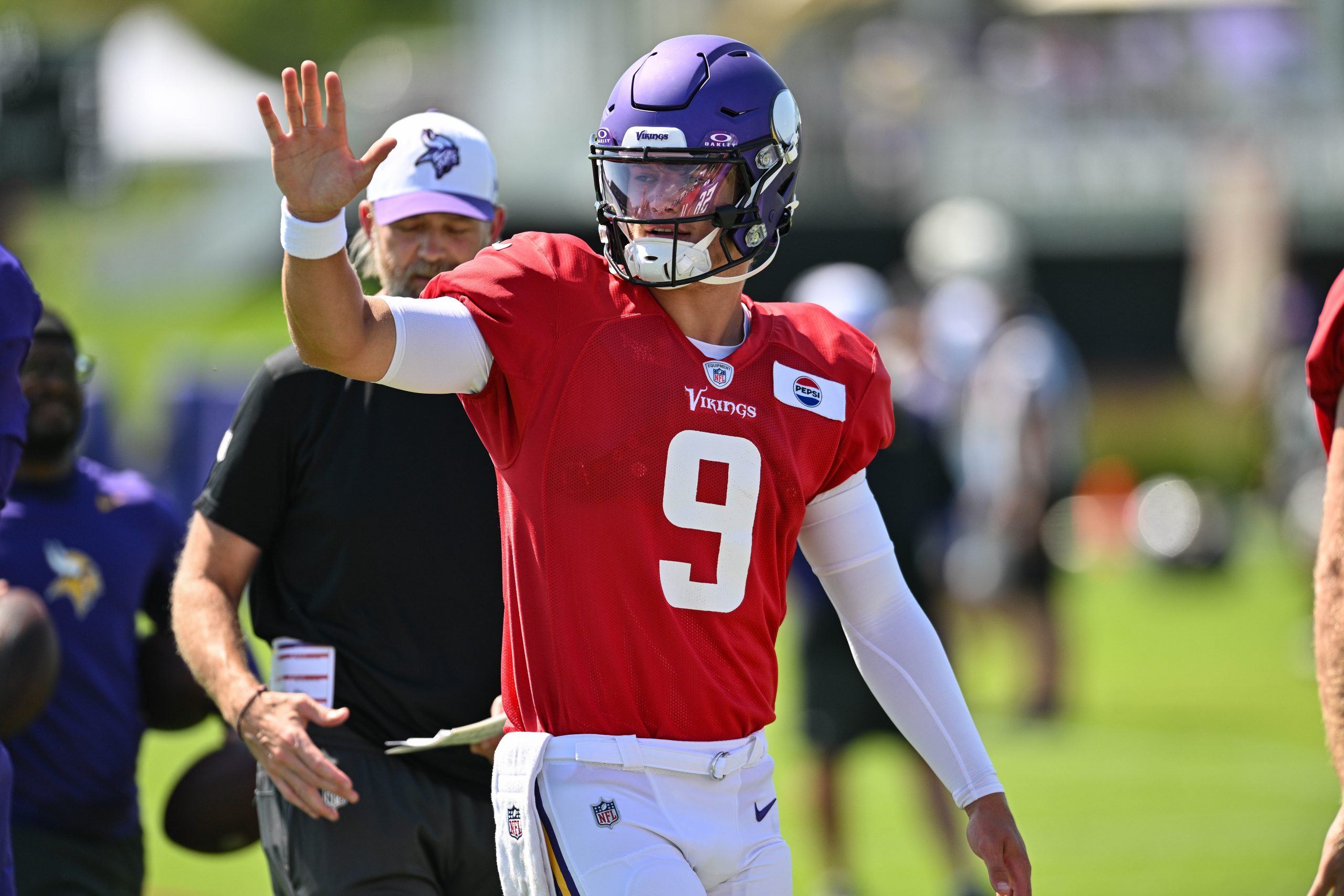 Vikings quarterback J.J. McCarthy could miss weeks or be done for the