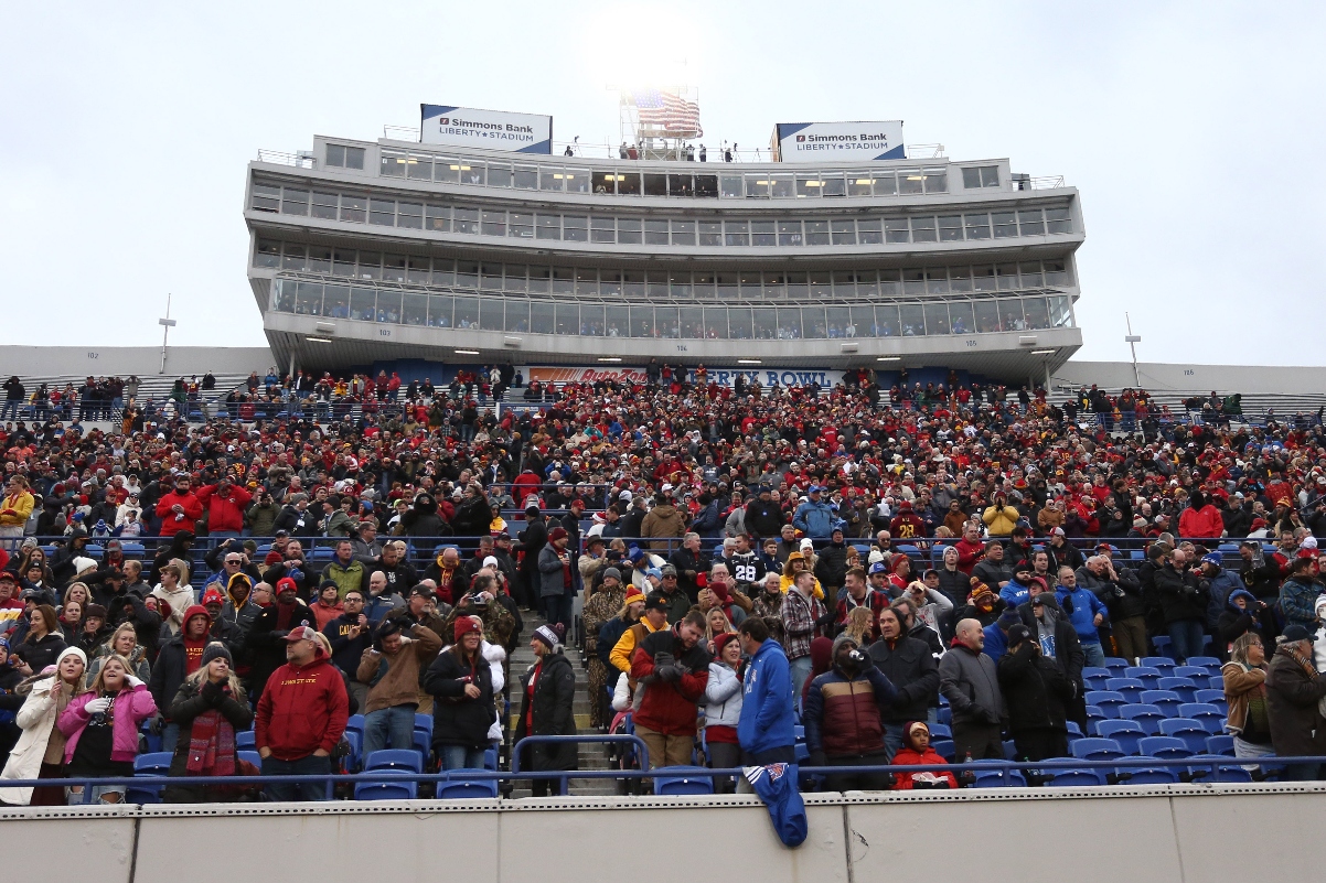 Video Liberty Bowl Stadium In Memphis Has Press Box Torn Down OutKick
