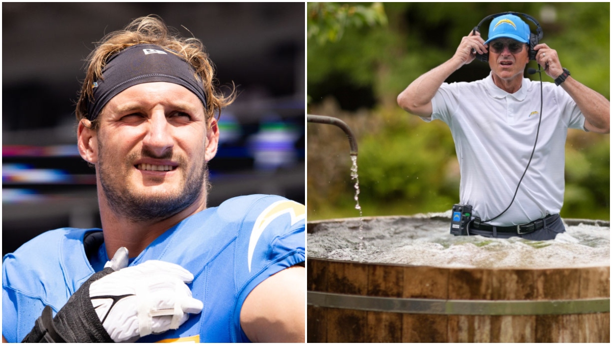 Joey Bosa Claims Jim Harbaugh Hits the Cold Tub Fully-Clothed | OutKick