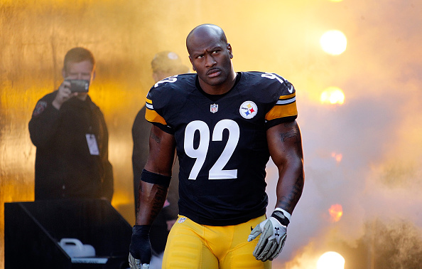 Steelers great James Harrison upsets the officiating team for giving the Colts a win