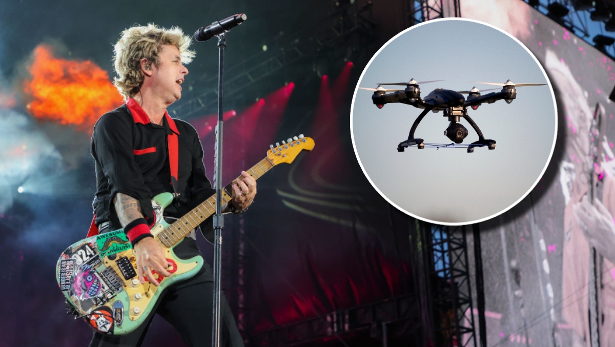 Detroit Drone City Green Day's Comerica Park Concert Interupted By