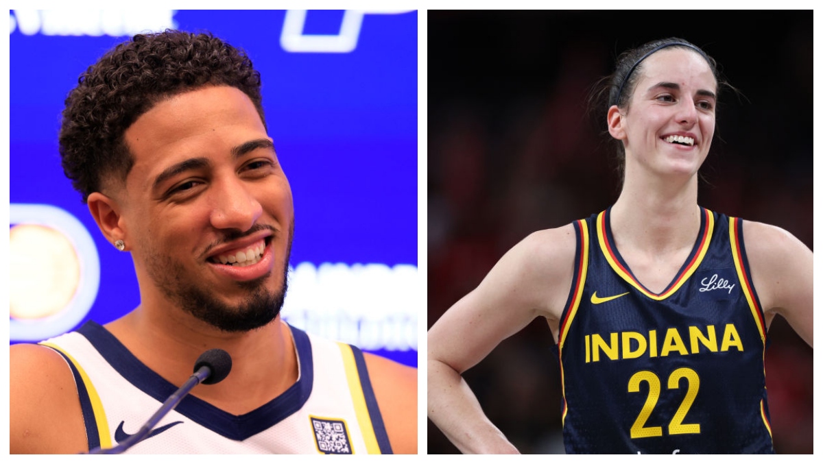 Caitlin Clark Finds Support From Tyrese Haliburton As Wokes Go On Attack |  OutKick