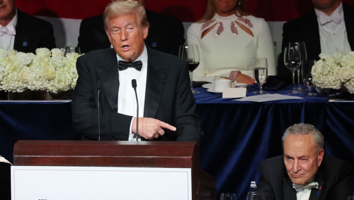 Donald Trump Destroys 'Glum' Chuck Schumer Right To His Face | OutKick