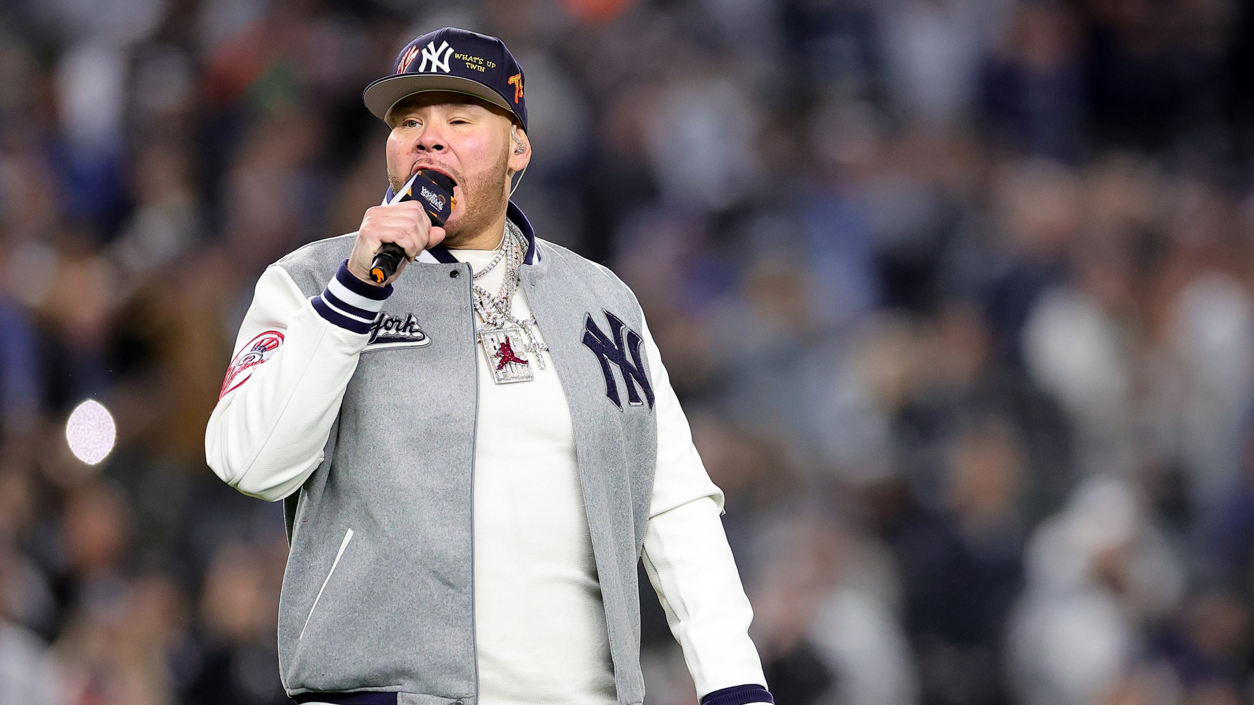 The New York Yankees had Fat Joe Open World Series Game 3 and the fans are not happy