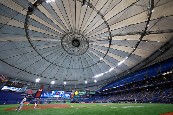 Hurricane Milton Shreds Roof At Tropicana Field In Scary Scene At St ...