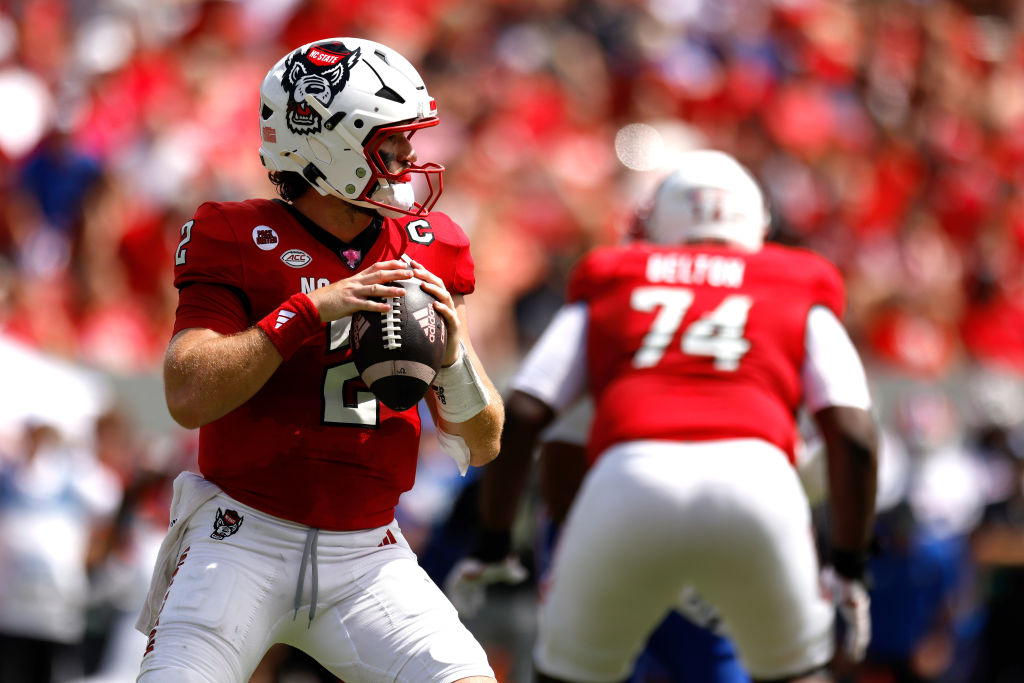 NC State QB Grayson McCall Stretchered Off