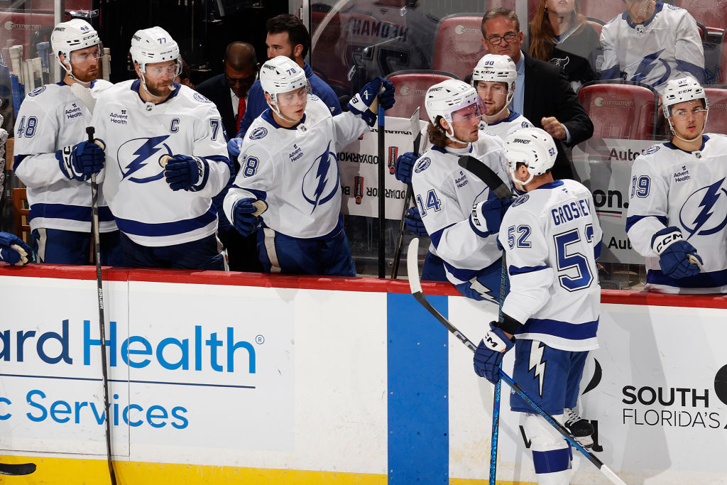 Tampa Bay Lightning Open Season at Carolina