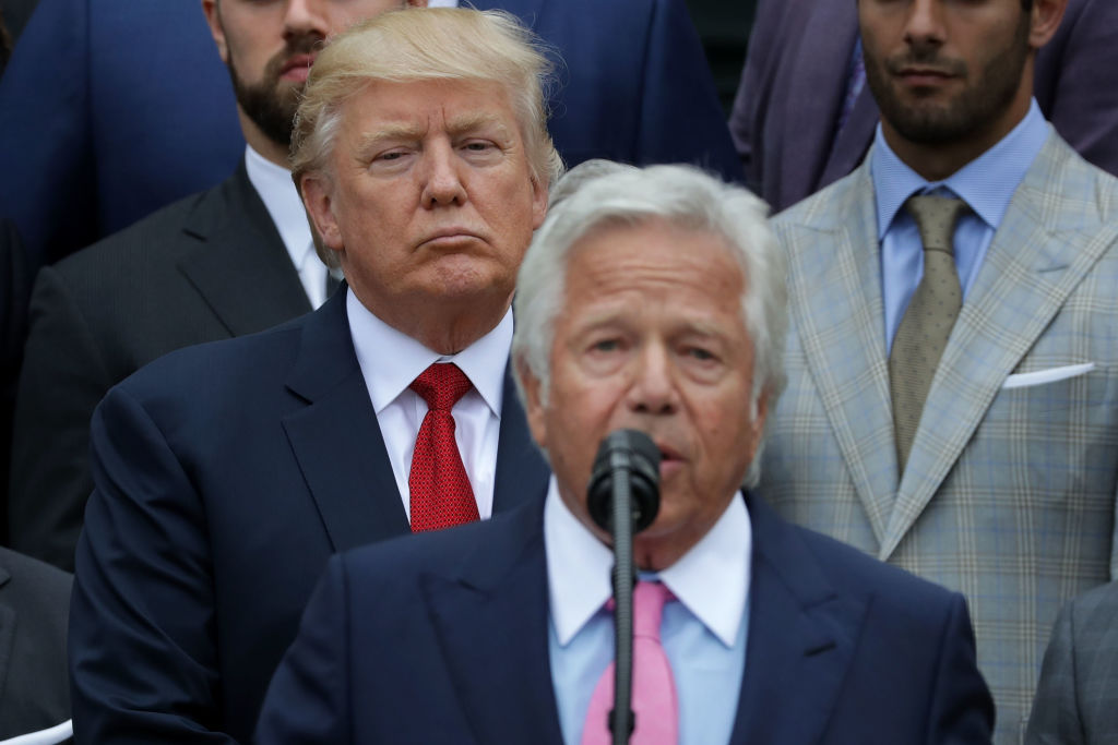 Robert Kraft Discusses Break with Donald Trump