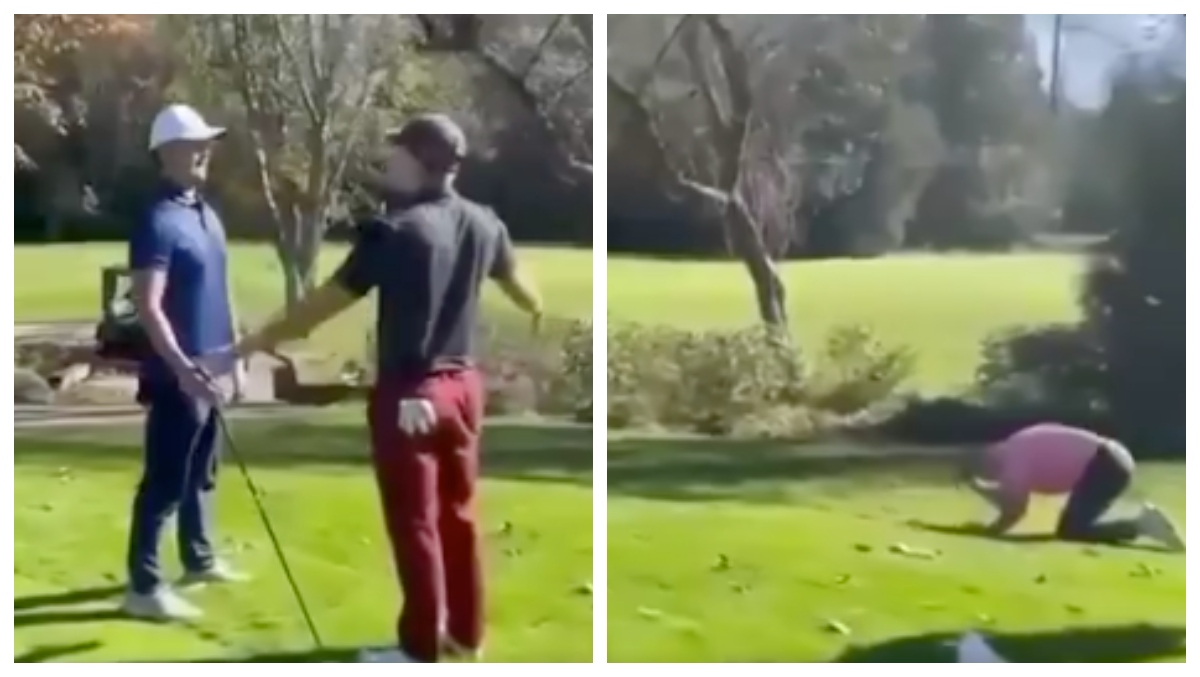 Golf Course Fight Takes A Turn When One Of The Men Involved Smashes His Club Over The Other’s Head