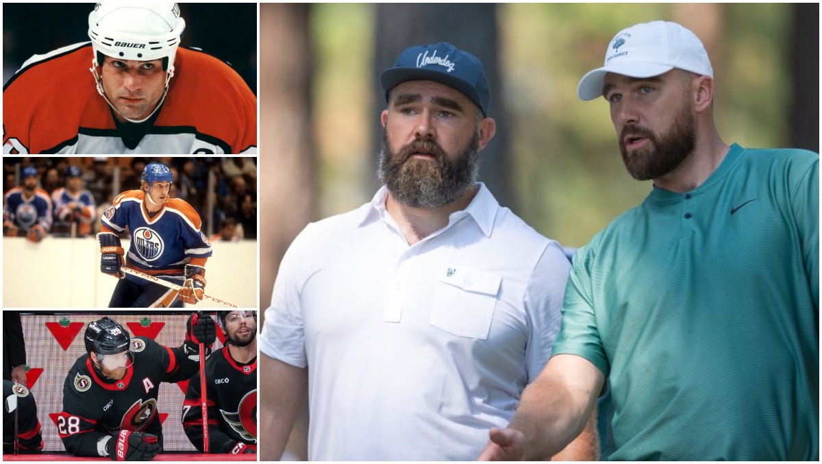 Jason And Travis Kelce Discuss Which NHLers Could Play In The NFL OutKick
