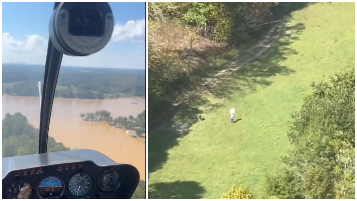 Greg Biffle saves stranded man