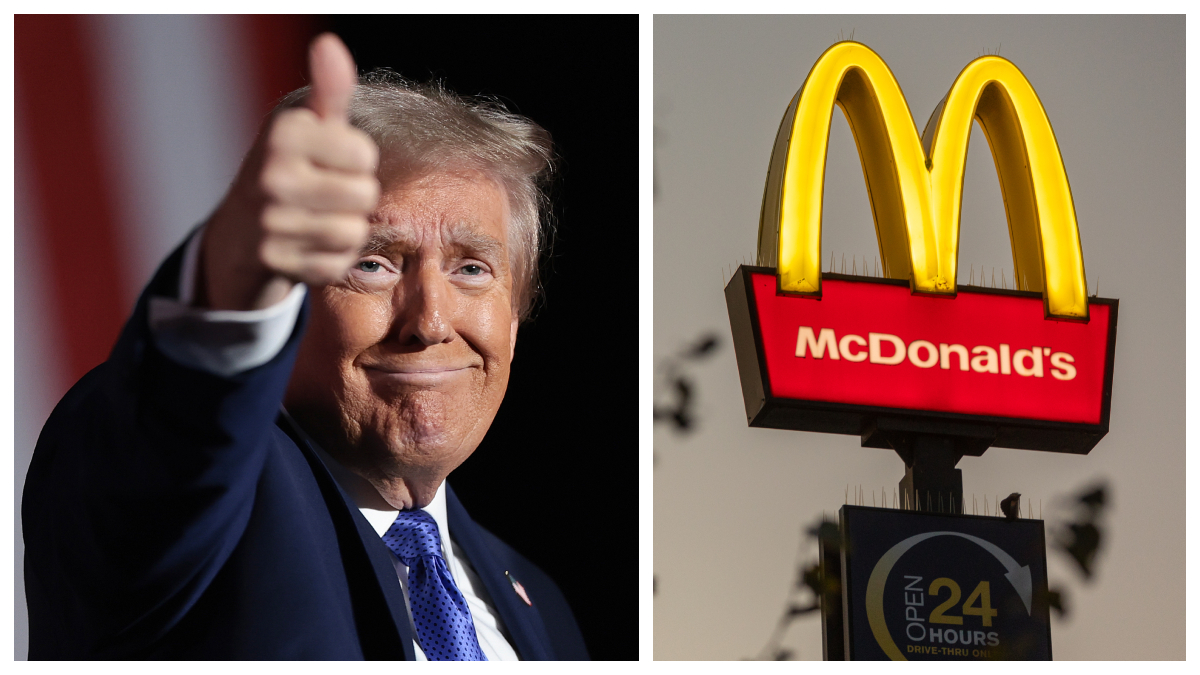 Trump Works Shift at Pennsylvania McDonald's