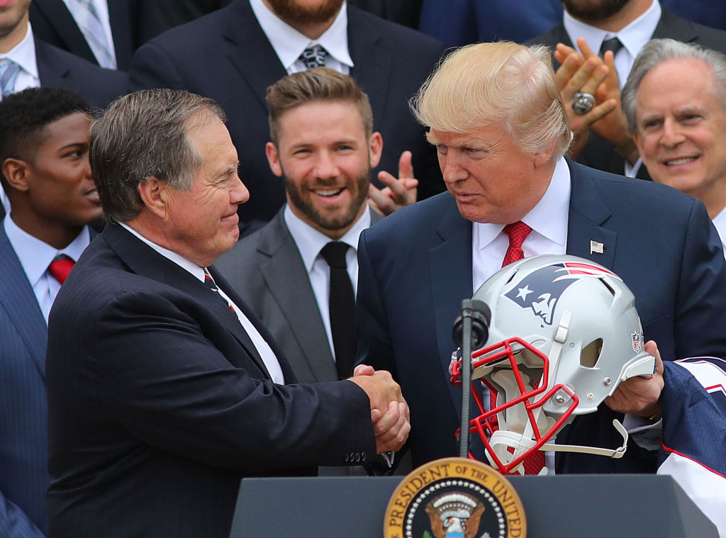 Trump Talks Election, Sports on Belichick's Podcast