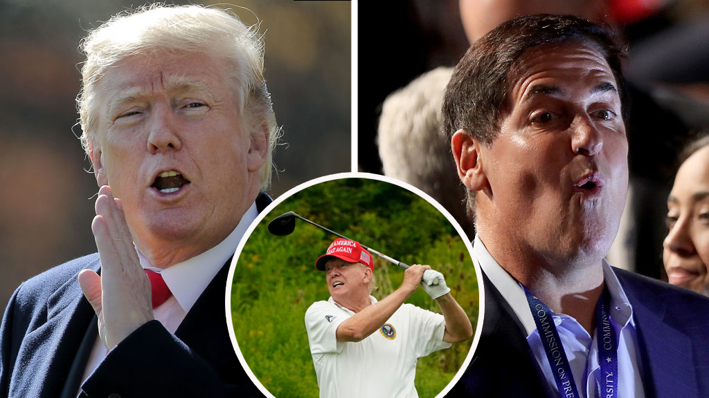 Donald Trump Roasts Mark Cuban With The Ultimate Golf Insult