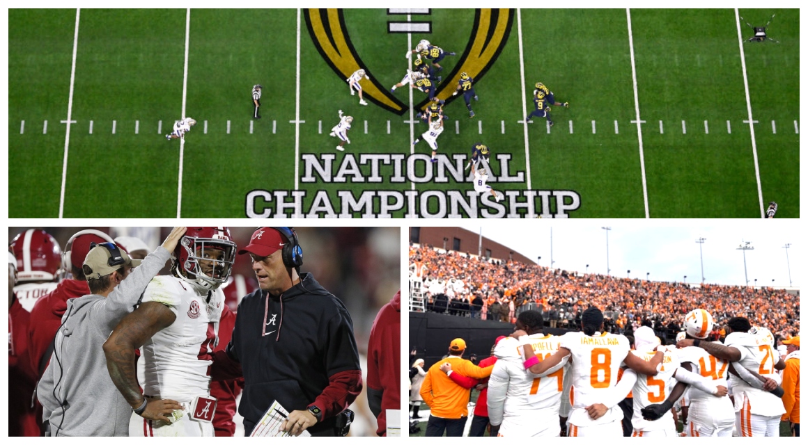 'Bama Is In As Penultimate College Football Playoff Rankings Settle ...