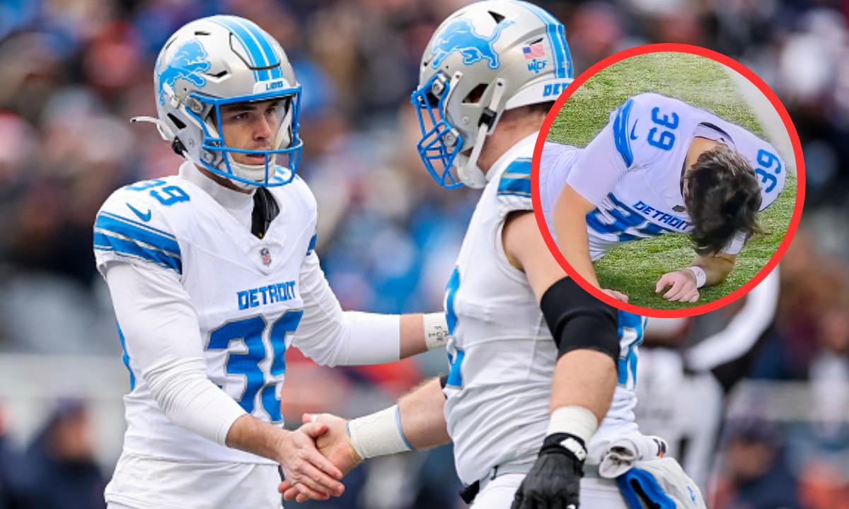 NFL Fans React to Strange Clip of Lions Kicker Jake Bates